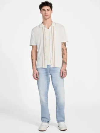 Eco Tyler Gestreiftes Pullover-Hemd
