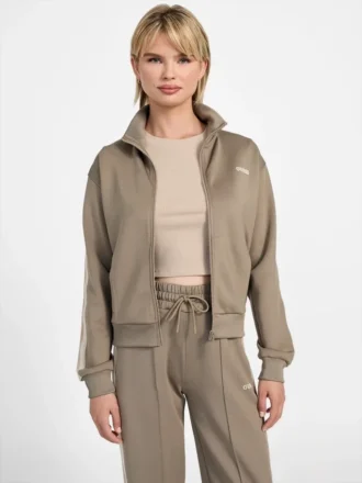 Eco Yarrow Sweatshirt mit durchgehendem Reißverschluss