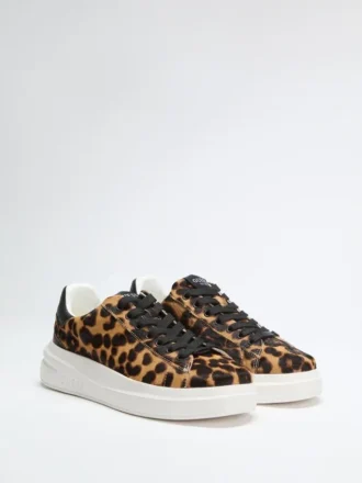 Elbinah Low-Top-Sneaker mit Leopardenmuster