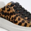 Elbinah Low-Top-Sneaker mit Leopardenmuster