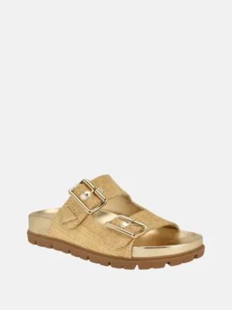 Fasten Raffia Sandalen