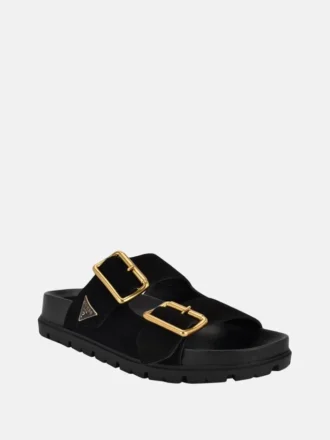 Fasten Wildledersandalen