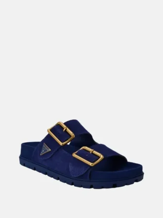 Fasten Wildledersandalen