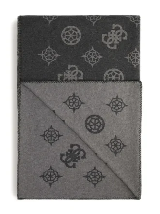 Fleece-Decke mit Peony-Muster
