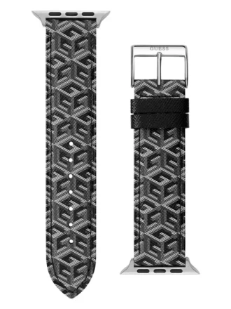 G-Cube Graues Lederarmband 42–44 mm für Apple Watch®