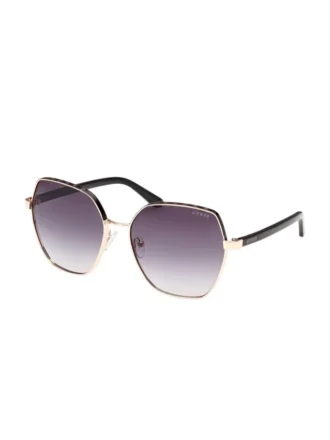 Geometrische Metall-Sonnenbrille