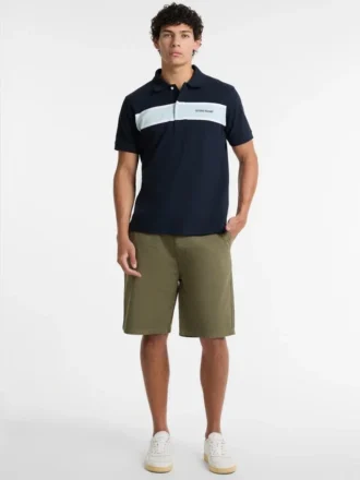 Gestreiftes Piqué-Polo