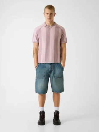Gestreiftes Poloshirt Gestreiftes Poloshirt