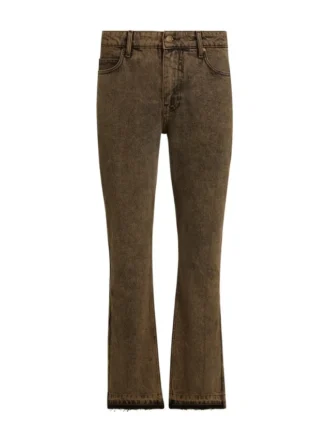 Getönte Denim-Hose mit ausgestelltem Bein Getönte Denim-Hose mit ausgestelltem Bein