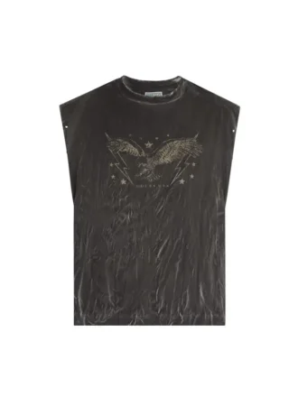 Gewaschenes Tanktop mit Grafik