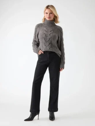 Ginny-Pullover mit Zopfmuster