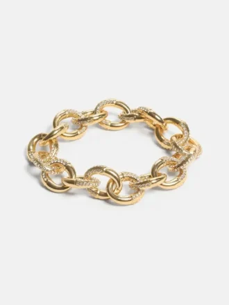 Goldfarbenes Pava-Gliederarmband