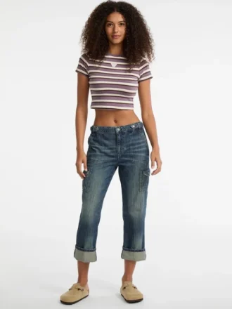Guess Originals Core Gestreiftes Baby-T-Shirt