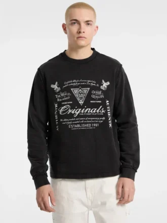Guess Originals Eco Lightweight Rundhals-Pullover