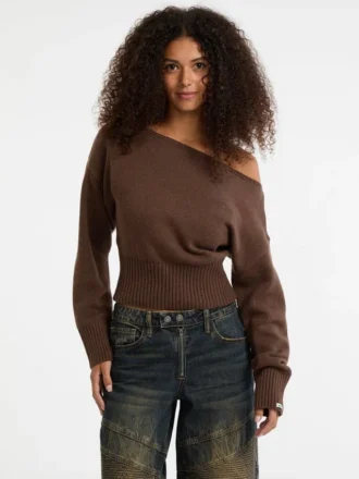 Guess Originals Eco-Pullover mit schulterfreiem Ausschnitt