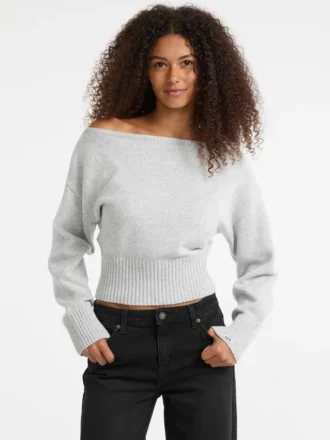 Guess Originals Eco-Pullover mit schulterfreiem Ausschnitt