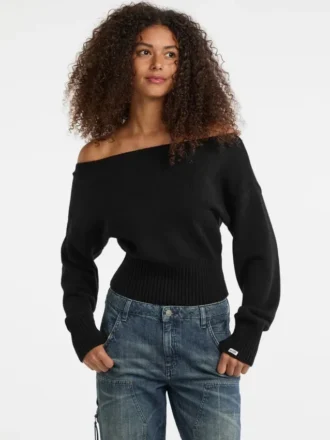 Guess Originals Eco-Pullover mit schulterfreiem Ausschnitt