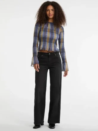 Guess Originals Eco Smocked Mesh Printed Tee