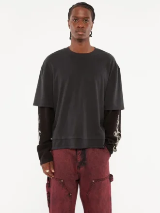 Guess Originals Eco-T-Shirt mit doppelter Lage Guess Originals Eco-T-Shirt mit doppelter Lage