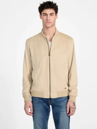 Jacke aus Öko-Kunstwildleder Jacke aus Öko-Kunstwildleder