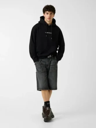 Kapuzen-Pullover mit Logo