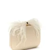 Keyah Feather Top Clutch
