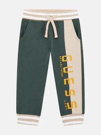 Öko-Fleece-Jogginghose mit Farbblock-Design (3M–7)