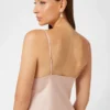 Öko-Mini-Feder-Slip-Kleid Öko-Mini-Feder-Slip-Kleid