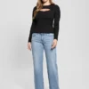 Ökologische Slouchy-Jeans mit niedriger Leibhöhe