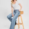 Ökologische Slouchy-Jeans mit niedriger Leibhöhe