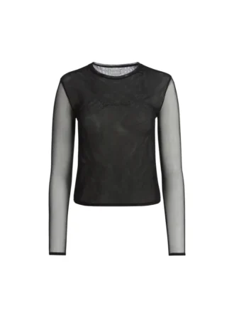 Langarm-T-Shirt aus Mesh