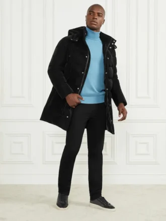 Lange Daunenjacke mit Kapuze Lange Daunenjacke mit Kapuze