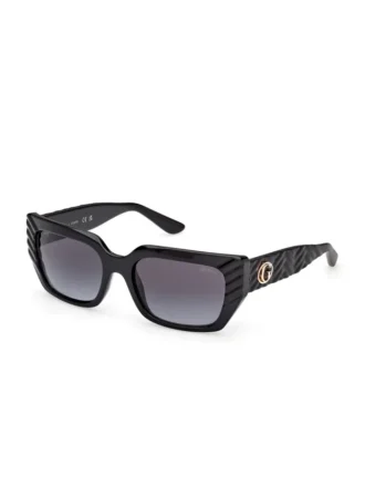 Leigh-Anne Rechteckige Kunststoff-Sonnenbrille