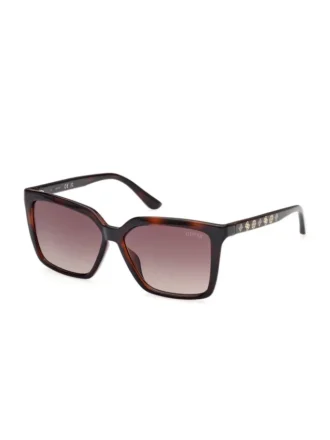 Madelyn Retro-Sonnenbrille mit quadratischem Rahmen