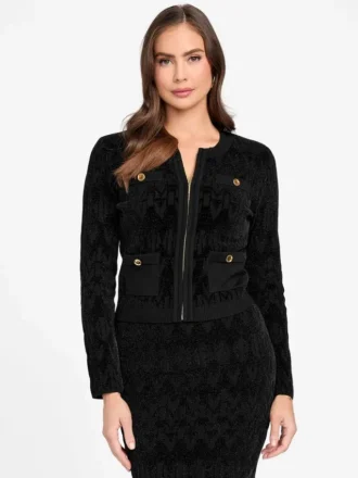 Marciano-Pullover-Jacke mit Monogramm Marciano-Pullover-Jacke mit Monogramm