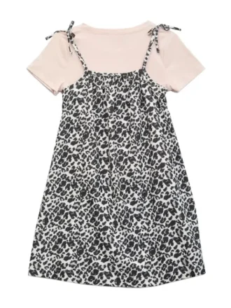 Mehrlagiges Leopardenkleid (7–14)