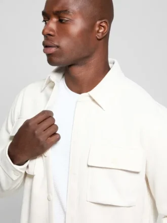Miles Overshirt aus Kunstwildleder