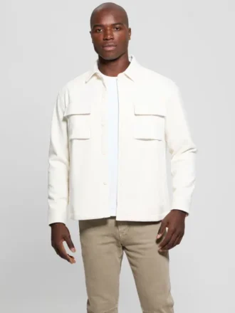 Miles Overshirt aus Kunstwildleder