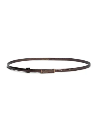 Minimalistischer Gürtel aus Lackleder