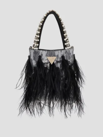 Misae Mini-Shopper mit Pailletten