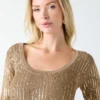 Musique-Pailletten-Pullover Musique-Pailletten-Pullover