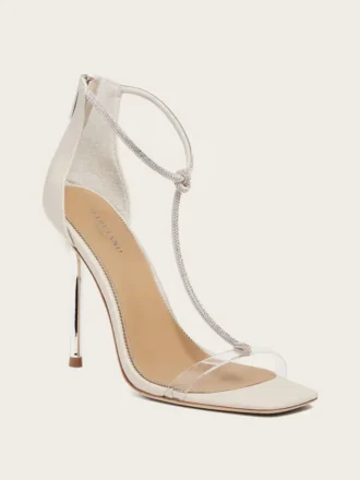 Olivia T-Riemen-Stiletto mit Strass