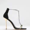 Olivia T-Riemen-Stiletto mit Strass