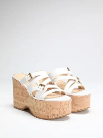 Open-Toe-Keilabsatzschuhe