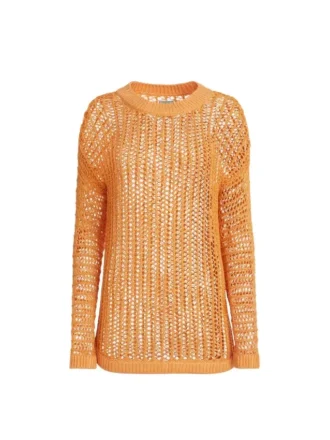 Pullover mit offenem Strickmuster