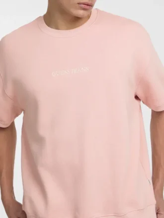 Pullover-T-Shirt mit Rundhalsausschnitt und Logo