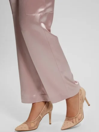 Pumps aus Mesh mit Strasssteinen