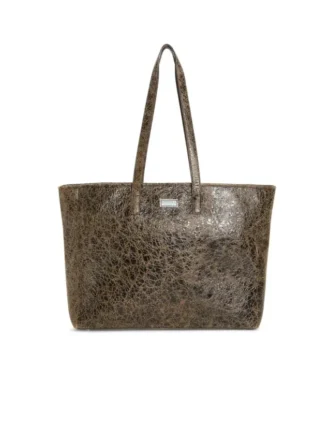 Serapia-Shopper aus geknittertem Leder