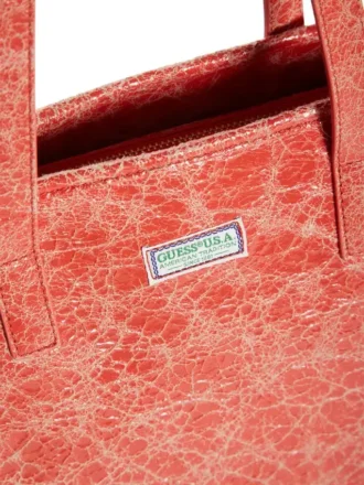 Serapia-Shopper aus geknittertem Leder