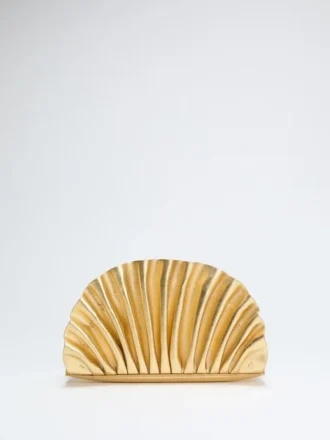Shelly Metallic-Leder-Clutch
